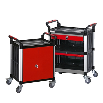 Utility Cart With Cabinet